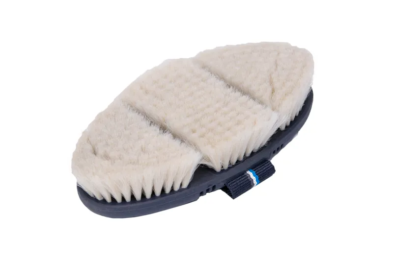 Coldstream Birkhill Bend Goat Hair Body Brush - Navy-1